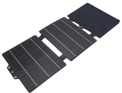 Dilwe Chargeur de Panneau Solaire 30W 12V Pliable 30W Chargeur Solaire 12V Panneau Portable avec USB DC Type C pour la Randonnée en Camping en Plein Air