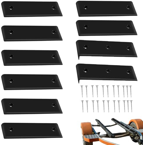 Boat Trailer Bunk Slides Heavy Duty Glide Slide Pads Bunk Enders Protection | 3 X 10 Board Kit Ends Protection Glide Pads Enders Protector Marine Accessory Protection Kit Board Marine