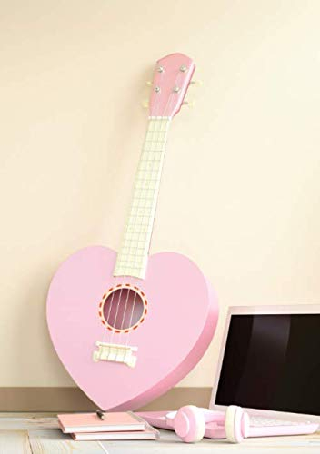 Ukulele leicht lernen: Notenheft mit Tabulator und Linien für Grifftabelle, Akkorde und Saiten, zum selber eintragen 120 Seiten