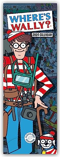 Where's Wally – Wo ist Wally 2024 – Slimline-Kalender: Original Carousel Calendar [Mehrsprachig] [Kalender]