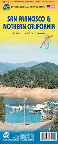 International Travel Map ITM Stadtplan San Francisco