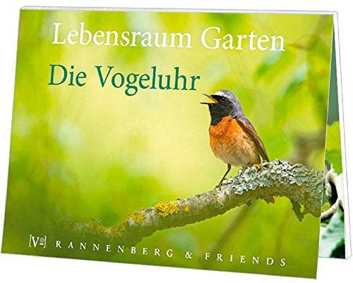 Postkartenbuch Lebensraum Garten - Die Vogeluhr, Postkarte Ansichtskarte, Vögel Vogel