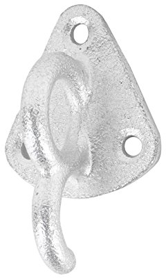 APT Planenhaken Metall mit Öse 70 x 45mm Stahl verzinkt Netz Haken für Anhänger (20)