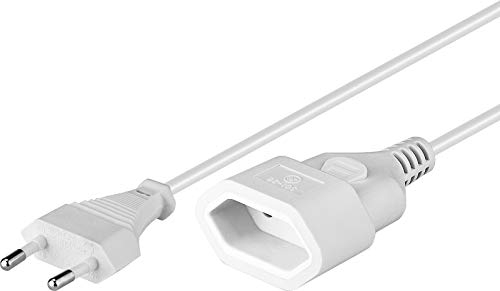 SM-PC® 2m Euro Verlängerungskabel mit Kindersicherung Stromkabel #153