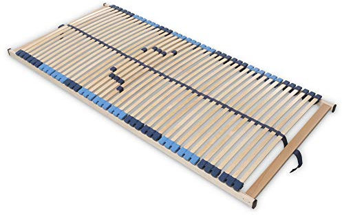 Betten-ABC Superflex NV MZV – 7-Zonen-Lattenrost zur Selbstmontage, Durchgehender Holm, 42 Leisten (Größe: 80x220)