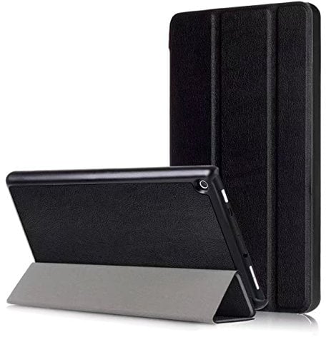 Slabo Custodia Tablet Case per Kindle Fire HD 8 (2017) Cover Protettiva con Funzione Auto Sleep Wake e Chiusura Magnetica - Nero