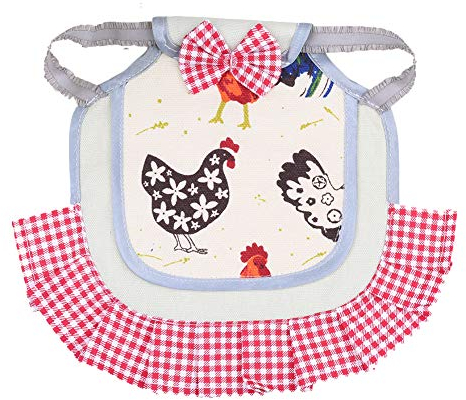 Warnweste Für Hühner, Huhn Weste, Henne Hühnersattel Schürze, Geflügel Sattelschürze, Pet Vest Huhn Kleidung Geflügel Federschutz Halter, Wings Rückenprotektor, Süßes Pink Umhang Mit Führender Knoten