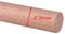 Mahagoni Rundstab, Rundholz, Treppensprosse, 1000mm lang, Ø 30mm, roh, geschliffen, KEINE BAUMARKTQUALITÄT