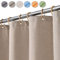 LinTimes Linen Like Linen 240 g/mq Tenda da Doccia per box Bagno Pesante con Ganci Tessuto Lavabile per Hotel, Naturale 81 x 183 cm