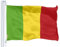 G128 Mali-Flagge | 90 x 150 cm | LiteWeave Pro Serie bedruckt 150D Polyester | Länderflagge, für drinnen und draußen, lebendige Farben, Messingösen, dicker und langlebiger als 100D 75D Polyester