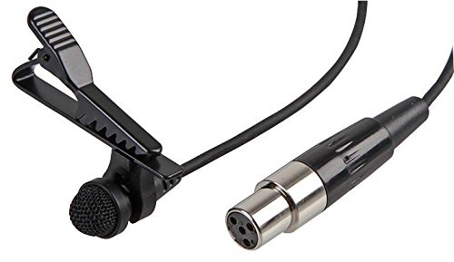 LAVALIER Microphone, 4 PIN MINI XLR | Microphones Wireless Audio Visual, 1 X Qty - MIC-X2