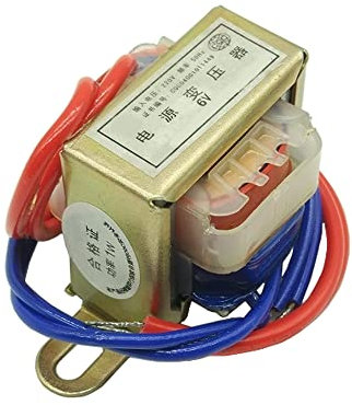 AC 6V 9V 12V 15V 18 V 24 V Tensione di uscita 1W EI Ingresso di anima in rame 220V 50Hz ~ 60Hz Trasformatore di potenza a doppia tensione/doppia tensione-220V Single V 2 line,AC6V