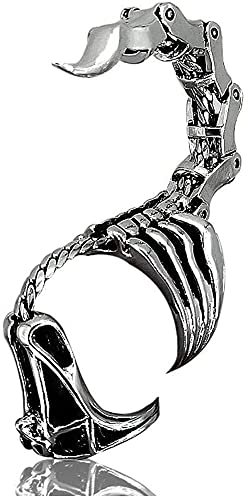 Holibanna Anneau de Scorpion Vintage Anneaux Scorpion Réglables Anneau de Joint à La Jointure Gothique Anneau à Articulations à Queue à Charnière Mobile pour Les Bijoux de Costume de