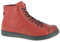 Andrea Conti Damen High Top Sneaker, Chili/schwarz, 39 EU