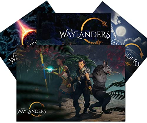 GKIKZ The Waylanders Poster, 4 Stück Geschenkideen, Teen Game Series Poster, für Zuhause, Schlafzimmer, Flur und Wohnheim, Wanddekoration, einfacher und personalisierter Poster-Kunstdruck, 25,4 x 35,6