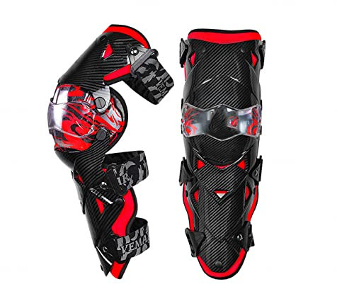 GOOBIX Rodilleras y Coderas para Motocross y Montar Moto Rodilleras y Coderas Look Rodilleras Protecciones Moto, Hombre,H