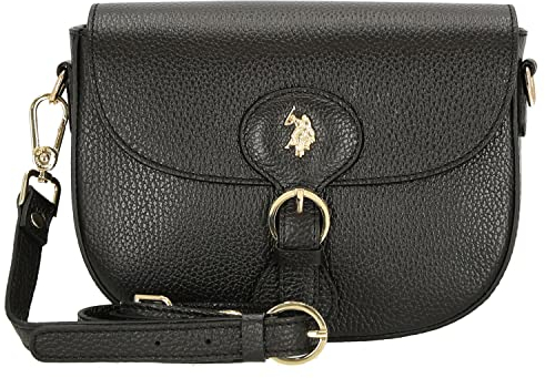 U.S. Polo Assn. Arlington - Umhängetasche Leder 23 cm black