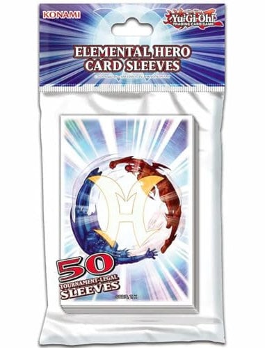 Yu-Gi-Oh! Elemental Hero Card Sleeves (50-pack) - Konami Card Sleeves
