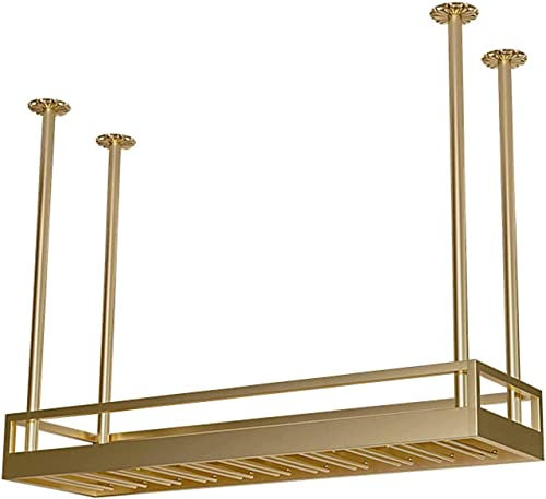 JUNNIU Weinregal zur Wandmontage – Glasvitrinen, Decken-Weinregal, hängender Weinglashalter, montierter Barschrank, Regale, Brillenaufbewahrungsregal, umgedrehte Gläser Decoration