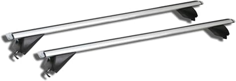 Owen Dachträger 5.0 Pro Silber 120cm - Universal Relingträger für eine offene Reling | 90 kg Tragkraft | 2 min Montage | TÜV & GS Zertifiziert |Top-Performance Dachträger für Ihr Auto