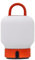 Kooduu - Loome Tragbare Tischlampe - Dimmbar und über USB aufladbar - Opalglas, Orange