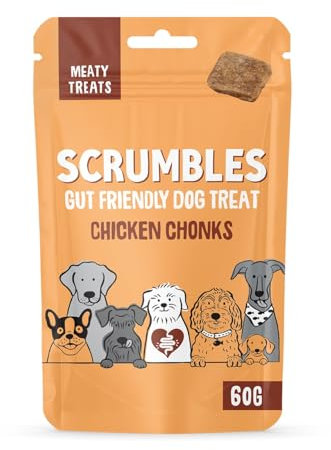 Scrumbles Meaty Treats for Dogs Chicken Chonks 60g
