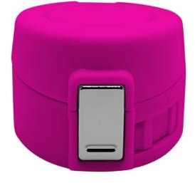 Hapi Bottle Thermo Flask Replacement Lid, Silicone Seal, BPA Free Lockable Flip Cover for Travel Mugs (Hapi Pink)