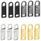 Cerniera Tira Sostituzione, 12 Pcs Cursore Cerniera Universale, Tirante per Cerniera Lampo in Metallo, Tirante per Cerniera Lampo Rimovibile, per Borsa, Vestiti, Jeans, Valigia