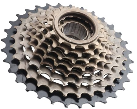 Tbest 8 Gang Kassette, Schraubkranz 8Fach,Fahrradilauf,Meijun 8-Gang-Gewindeilauf 13-32T Mounta-ilauf-Gewindenabentyp-Ersatz
