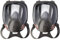 3M 7100015052 6900 Masque complet en silicone, taille L, noir/gris (Lot de 2)