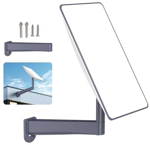EDUP HOME Starlink Mount, Vertical Angle Starlink Long Wall Mount, Starlink Roof Mount, Starlink Mounting Kit for Starlink Internet Kit Satellite (Starlink V2 lange Wandhalterung)