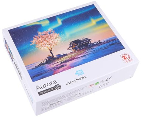 ibasenice 1000 Stück Puzzle-Spielzeug Spielzeuge Rätsel Puzzle für frühes pädagogisches Lernen Erwachsener Boden Kind