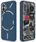 GiiYoon Coque pour Nothing Phone 2 Case en Silicone, Etui de Protection Antichoc Etui Housse Silicone Ultra-Mince avec Couche Intérieure en Fibre et Protection pour Caméra, Bleu
