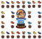 25 Stück Hot Wh-els Tortendeko Jungen, Racing Car Cupcake Toppers, Boys Racing Car Cake Toppers, Happy Birthday Tortendeko für Jungen Geburtstag Party Kuchen Dekoration Supplies