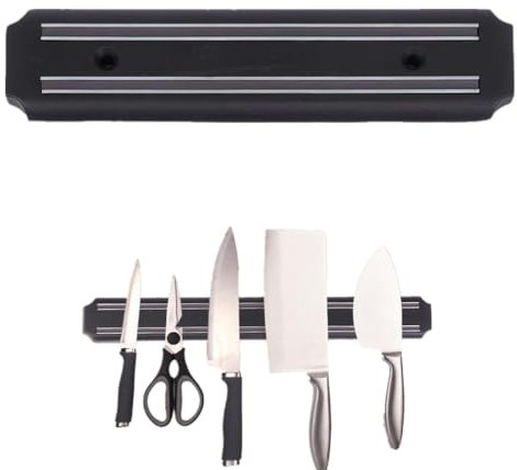 tkerinse Magnetic Knife Holder for Wall, Magnetic Knife Rack Knife Storage Strip, Multipurpose Knife Magnetic Holder Magnetic Tool Holder Kitchen Utensil Holder Storage Bar for Home