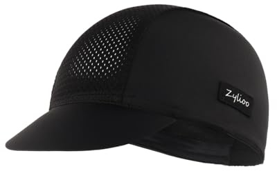 Zylioo Small Men's Cycling Cap, Bike Hat with Visor Summer Sun Hat,Little Heads Cooling Helmet Liner Women