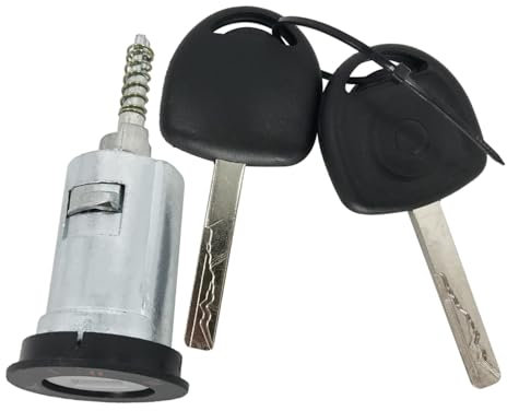 Hajus 9191078 Schließzylinder Zündschloss + Schlüssel 913614 kompatibel mit Opel Ascona 84 Omega Senator Vectram
