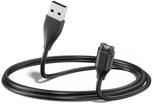 Charger for Garmin Fenix 5 5S 5X Plus 6 6S 6X Pro 7 7S 7X, Forerunner 45 45S 245 Music 935 945, Vívoactive 3 4 4S, Approach S10 S40 S60,Vívomove 3S Sport,Venu Sq 2 Plus, Instinct