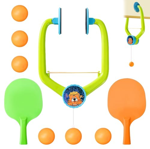 Hängender türrahmen ping Pong spielset, Door Ping Pong Game mit 2 Schläger und 6 Bälle, Verstellbares türrahmen ping Pong, Gebrauch: Für Kinder, die Tischtennis Lernen.