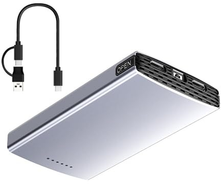 Due alloggiamenti Hard Disk Case Box NVME Due Protocolli Array USB3.2 20Gbps Veloce Recinzione Solida Installazione Toolless