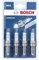 Bosch Iridium 0242129804 (N41), Zündkerzen 4er-Set - für ein zuverlässiges Kaltstartverhalten und lange Lebensdauer - mit robustem Design