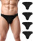 Avidlove Mini Slip Intimo da Uomo Confezione da 4 Slip Mutande Morbide in Micro Modale Nero L