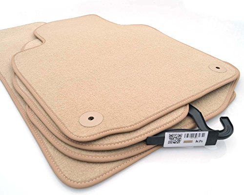 Fußmatten passend für EOS Velours Premium Qualität 4-teilig beige