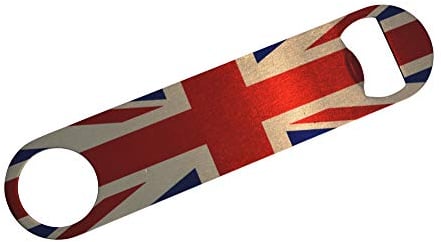 Rogue River Tactical UK United Kingdom Flag Bottle Opener Heavy Duty Gift Idea Union Jack British
