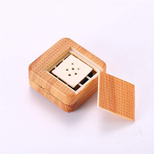Replacement Pads Refill 50 Pieces for Portable Essential Oil Diffuser with Good Absorbent with 4 Holes, Unscented Inserts for Waterless Diffuser, Mist Fan, and Aroma Box Use (Square)