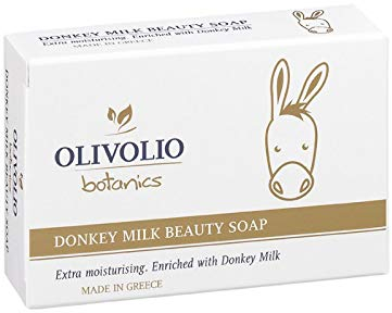 Olivolio botanics 100% Bio Eselsmilch Seife/Handseife ohne Mineralöl und Parabene - 100 g