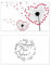 Love Flower Plants Pusteblume Neujahrskarte Gedenkkarte