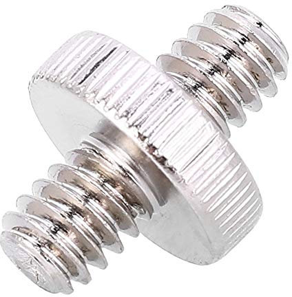 VBESTLIFE 1pcs 1/4 Male to 1/4 Male Threaded Screw Convert Adapter for Camera Tripod Ballhead DSLR Camera Accessories