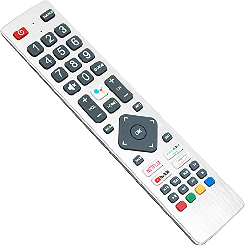 ALLIMITY Voice Fernbedienung Ersetzen für Sharp Aquos TV 40BN5EA 43BN5EA 50BN5EA 55BN5EA 65BN5EA 40BN6EA 43BN6EA 50BN6EA 55BN6EA 65BN6EA 40BN6E 43BN6E 50BN6E 55BN6E 65BN6E 32BI5EA 40BI5EA 43BI5EA