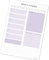 PICTALOO Wochenplaner To Do Block inkl. Aktivitätstracker und Notizen, Weekly Planner A5 mit 50 Blatt ohne Datum, praktischer Terminplaner und To-Do Liste, Tagesplaner, Aufgabenplaner, Organizer